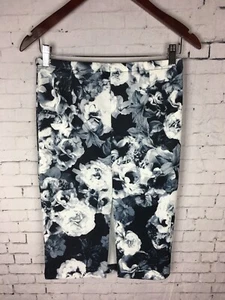 Shilla The Label Rock Bleistift klein Damen neu weiß Blumenmuster rosa schwarz (DAA) - Bild 1 von 9