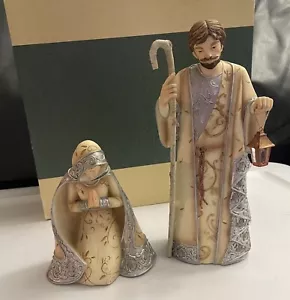 2007 Mary & Joseph Nativity Christmas Nativity Set 5" Holy Family Mary & Joseph - Picture 1 of 8