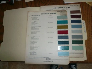 Pintura con virutas de color Hudson 1953 y 1954 Nash DuPont - Imagen 1 de 1
