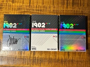 Juego de cartas VHS 1982 KINGS WILD PROJECT limitado firmado estándar sellado - Imagen 1 de 12