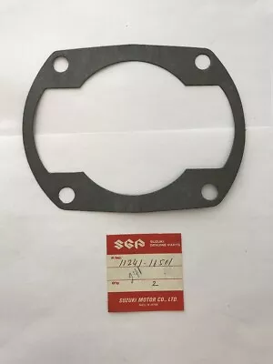 NOS SUZUKI APACHE TS400 & CYCLONE TM400  11241-16501 CYLINDER HEAD BASE GASKET - Image 1 of 3
