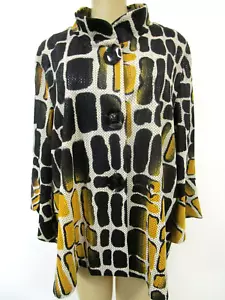 GIACCA FRANK LYMAN DESIGN MULTICOLORE DESIGN GEOMETRICO MANICA 3/4 TAGLIA 18 - NUOVA CON ETICHETTE - Foto 1 di 9