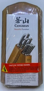 NEW/SEALED Cangshan S1 Series 12-piece WOOD BLOCK Wooden Knife Block - Picture 1 of 6