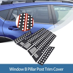 Exterior Window B Pillar Post Cover Trim Panel For Subaru Crosstrek 2024 US Flag - Picture 1 of 24