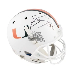 Ray Lewis Autographed Miami Hurricanes Full-Size Football Helmet - JSA COA - Picture 1 of 1