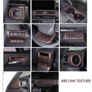 ABS Oak Interior Kit Console Frame Decor Cover for Toyota Prado  LC250 2024 - Picture 1 of 14