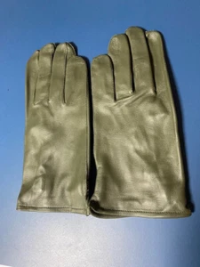 Guantes de cuero para hombre sin forro verde oliva talla 11,5 o talla XXL ¡¡Nuevos!!! - Imagen 1 de 5