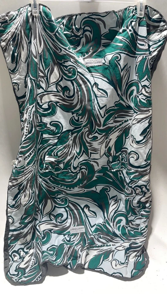 Manta cubierta de asiento de coche gris, verde, + blanco Foto 1 de 3