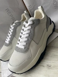 ANDROID HOMME WHITE IRIDESCENT LEO CARRILLO TRAINERS SHOES - UK 8 (42) - NEW BOX - Picture 1 of 18