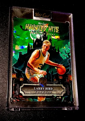Larry Bird 1/1 2025 Wild Card Crystal Refractor Haunted Hits Boston Celtics SP 1 - image 1 of 4