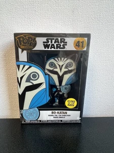 Funko Pop Pin Star Wars Bo-Katan #41 Glows in the Dark - Picture 1 of 6