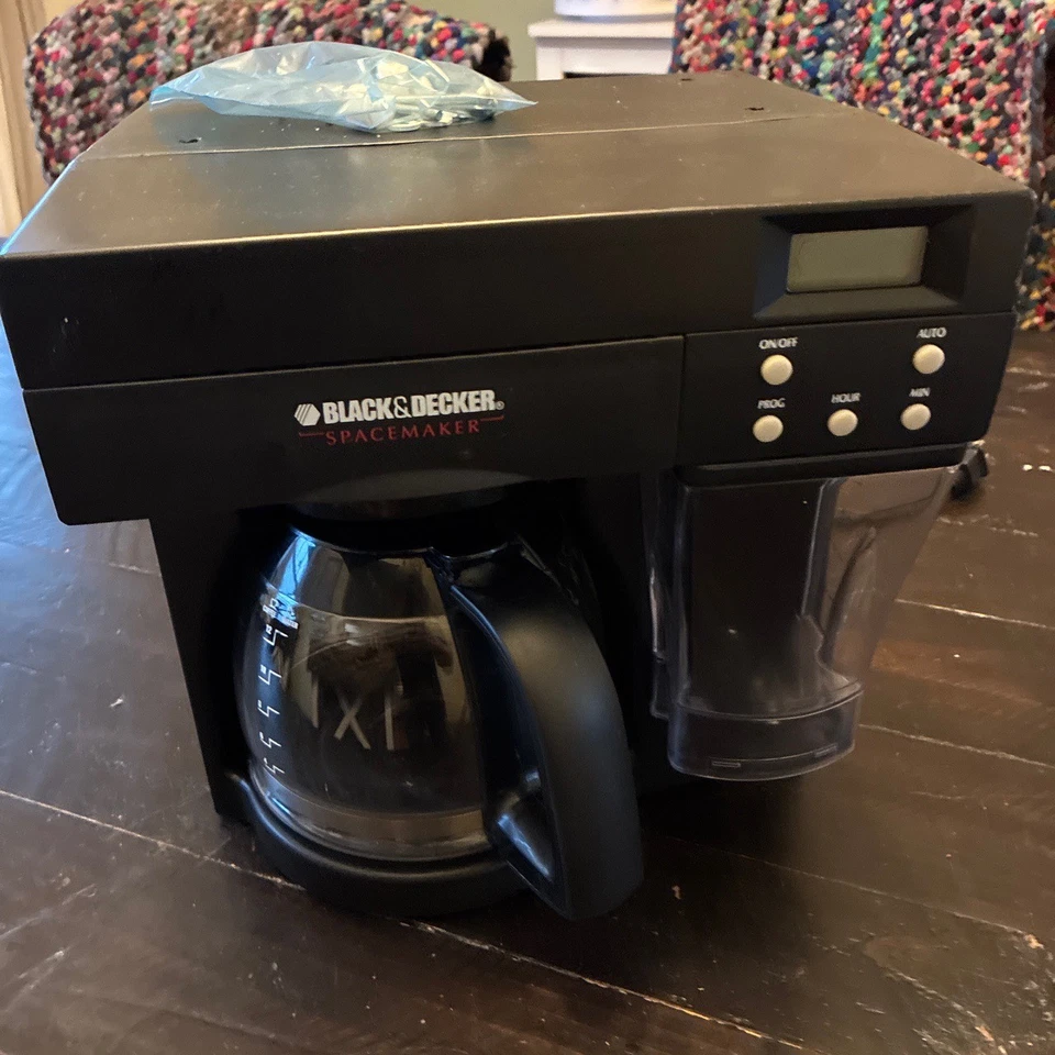 BLACK & DECKER Spacemaker Black Coffee Maker Under Cabinet Space Saver - Image 1 of 4
