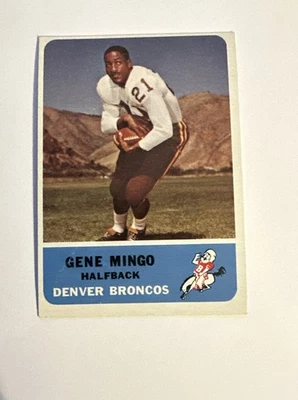 1962 Fleer - Gene Mingo #35 - Image 1 of 2