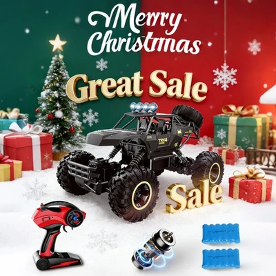 2.4G Remote Control Car 4WD RC Monster Truck Off-Road Vehicle Toys Gifts Kids US - Image 1 of 4