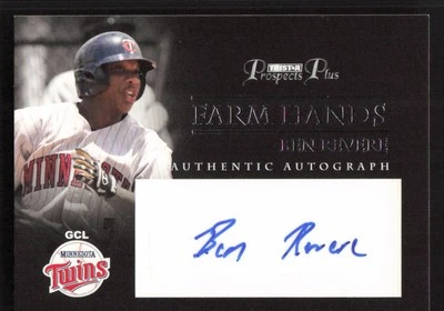 2007 TriStar Prospects Plus Ben Revere Auto Farm Hands Autograph #FH-BR - Image 1 of 2