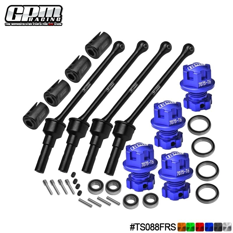 GPM Steel F&R CVD Shaft (88mm) Set #8950X TRAXXAS 1/10 Maxx 1.0 1/8 Maxx Slash - Image 1 of 4