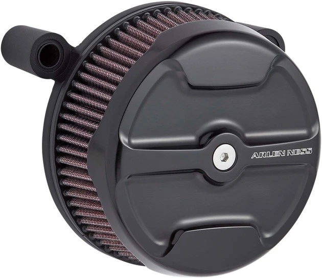 Arlen Ness Big Sucker Knuckle Air Filter Kit Black #18-754 Harley Davidson - Image 1 of 1