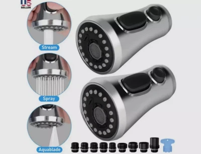 Cabezal rociador universal estándar para grifo de cocina extraíble pieza de repuesto &&&&&&& Foto 1 de 4