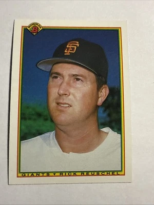 Bowman Rick Reuschel Vintage Foto 1 de 2