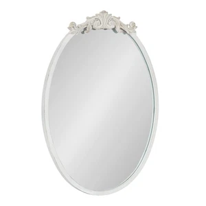 Kate and Laurel Arendahl Traditional Vertical Oval Wall Mirror; 18 x 24; Anti... - Picture 1 of 8