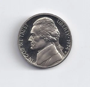 1974-S  PROOF NICKEL - Picture 1 of 1