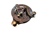 Antiker nautischer Messing-Kompass, 7,6 cm, West-London-Sonnenuhr, Kompass,...
