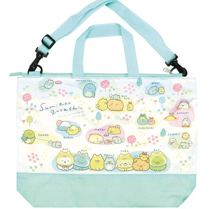 Bolso de Mano con Cremallera 2 Vías Sumikko Gurashi Perro Juego Bolso de Hombro ¡Para Aprender! Foto 1 de 1