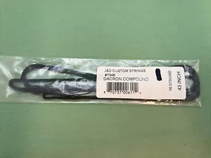 NEW J & D CUSTOM STRINGS 7348 DRACON COMPOUND BOW STRING LENGTH 43" 16 STRAND - Picture 1 of 2