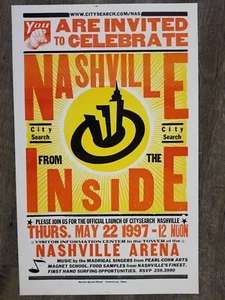 Hatch Show Print Nashville Poster - Picture 1 of 5