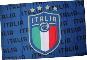 Bandiera ITALIA FIGC Ufficiale Blu 100x140 cm - Picture 1 of 1