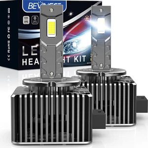 2x D1R D1S LED Headlight Globes 7000LM 6000K Kit White Replace Xenon Conversion - Picture 1 of 11