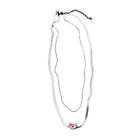 Double Layer Cat Eye Pendant Necklace Unique Y2k Clavicle Chain For Women Teen