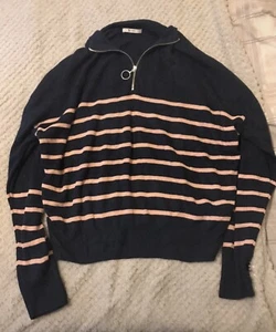 Womens TU long sleeve pink and blue collared jumper size S - Picture 1 of 1