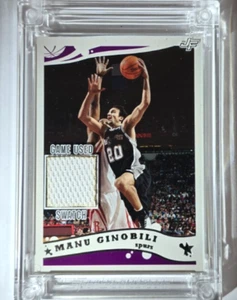 2025 JERSEY FUSION S4 MANU GINOBILI 2007-08 SPURS GAME WORN JERSEY SWATCH🔥 - Picture 1 of 11