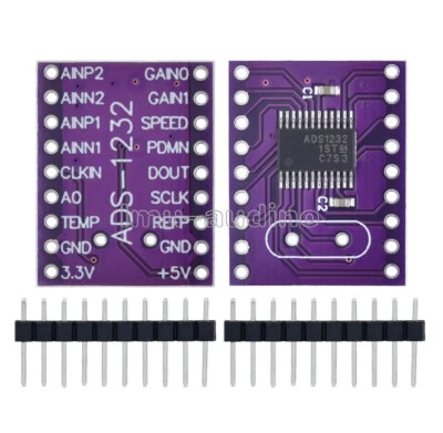ADS1232 24-Bit Ultra Low Noise Analog to Digital Converter Module 2.7V-5.3V - Bild 1 von 2
