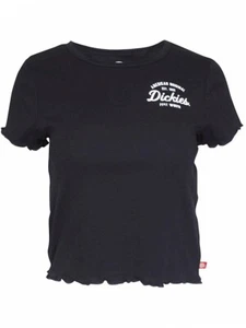 Dickies Girl Baby T-Shirt Juniors/Women's Short Sleeve Cropped - Picture 1 of 6