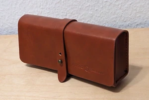Etnia Barcelona Brillenetui Microfasertuch Satteltasche braun Original NEU - Bild 1 von 5