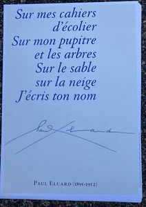 Large famous person quote and signature posters (French) - Bild 1 von 21
