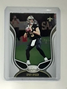 Drew Brees 2019 Panini Certified Football - #83 - New Orleans Saints - Picture 1 of 2