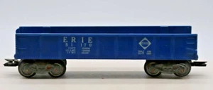Marx Trains BLUE 51170 ERIE REMOVABLE ENDS GONDOLA O Gauge Post War 1:48 Scale - Picture 1 of 5