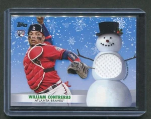2021 Topps Holiday Jersey Relic William Conreras RC #WRC-WCO Braves - Picture 1 of 1