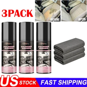 Car Interior Cleaner - 100ml Car Interior Cleaner, Vehicle Interior Polish-US - Picture 1 of 20