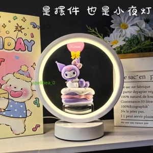 My Melody Cinnamoroll Kuromi Night Light Bedside Table lamp w/Gift Bag NEW - Picture 1 of 8
