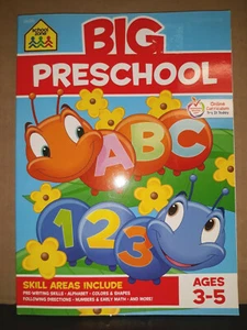 School Zone Big Preschool Workbook- Ages 3-5 (06315) - Foto 1 di 4