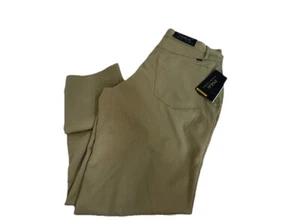 Polo Ralph Lauren Active Fit Performance Pants Mens 32 32 Khaki Tan Beige New - Picture 1 of 17
