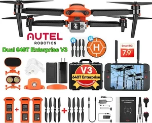 Kit Autel Robotics EVO II Dual 640T Enterprise V3 + strobo/faretto/altoparlante - Foto 1 di 24