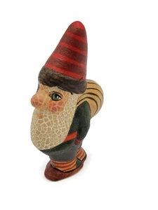 Vaillancourt Santas Little Helper Chalkware Folk Art Christmas Holiday Figurine - Picture 1 of 8