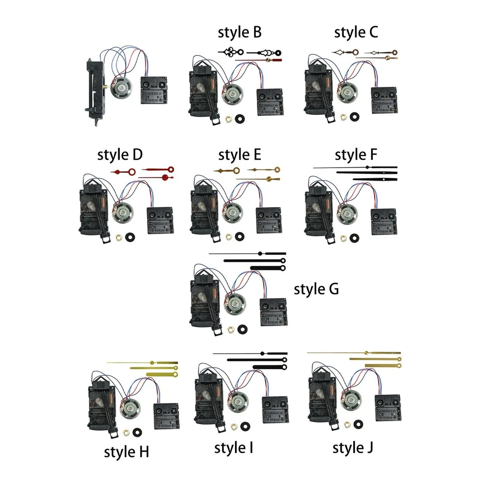 Pendulum Clock Movement Kits Making Replacement Parts Music Box Speaker - Image 1 of 1