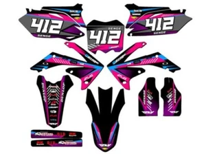 2009-2012 CRF 450 R SURGE Pink Senge Graphics Kit Compatible with Honda - Picture 1 of 10