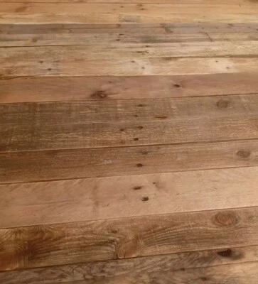 Reclaimed Rustic SANDED Pallet CLADDING DIY Timber planks. Recycled Oil Finish  - Image 1 of 4